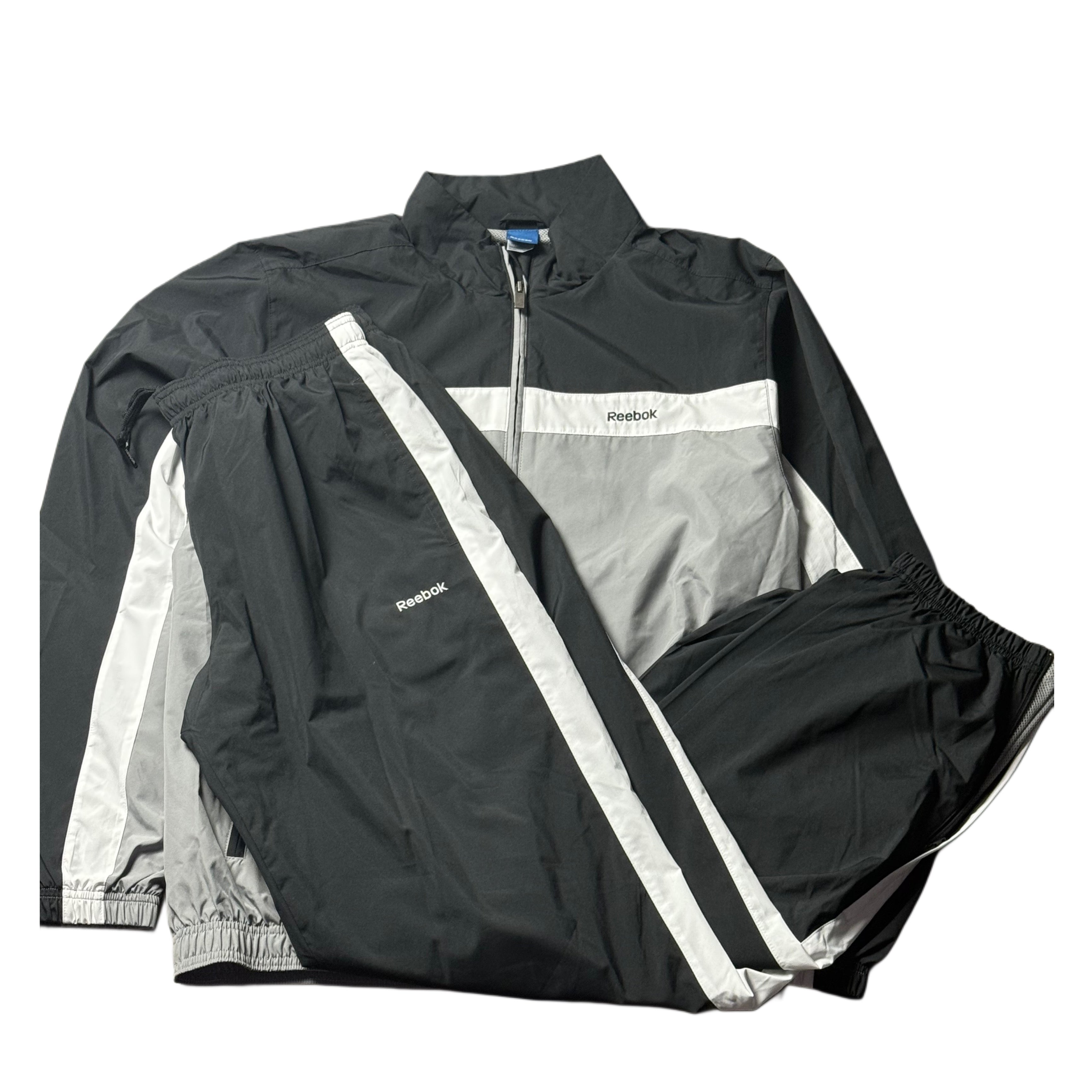 Reebok Tracksuit (M) Grau/Schwarz