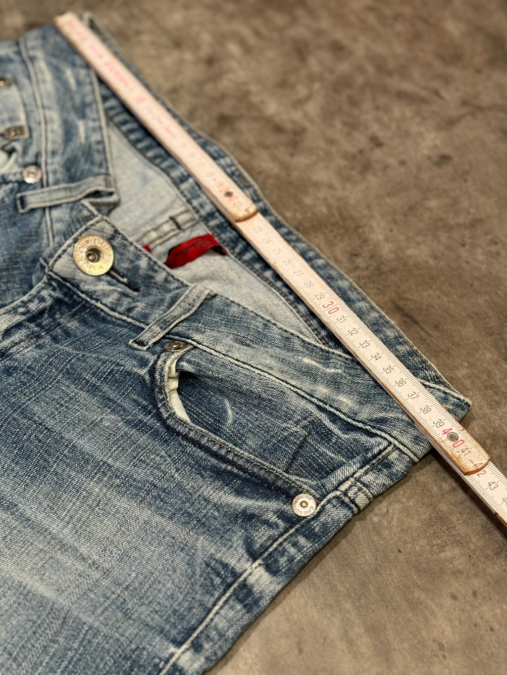 Guess Y2K flared Jeans blau Gr 30 - Vintage - 2000s Style - Bootcut