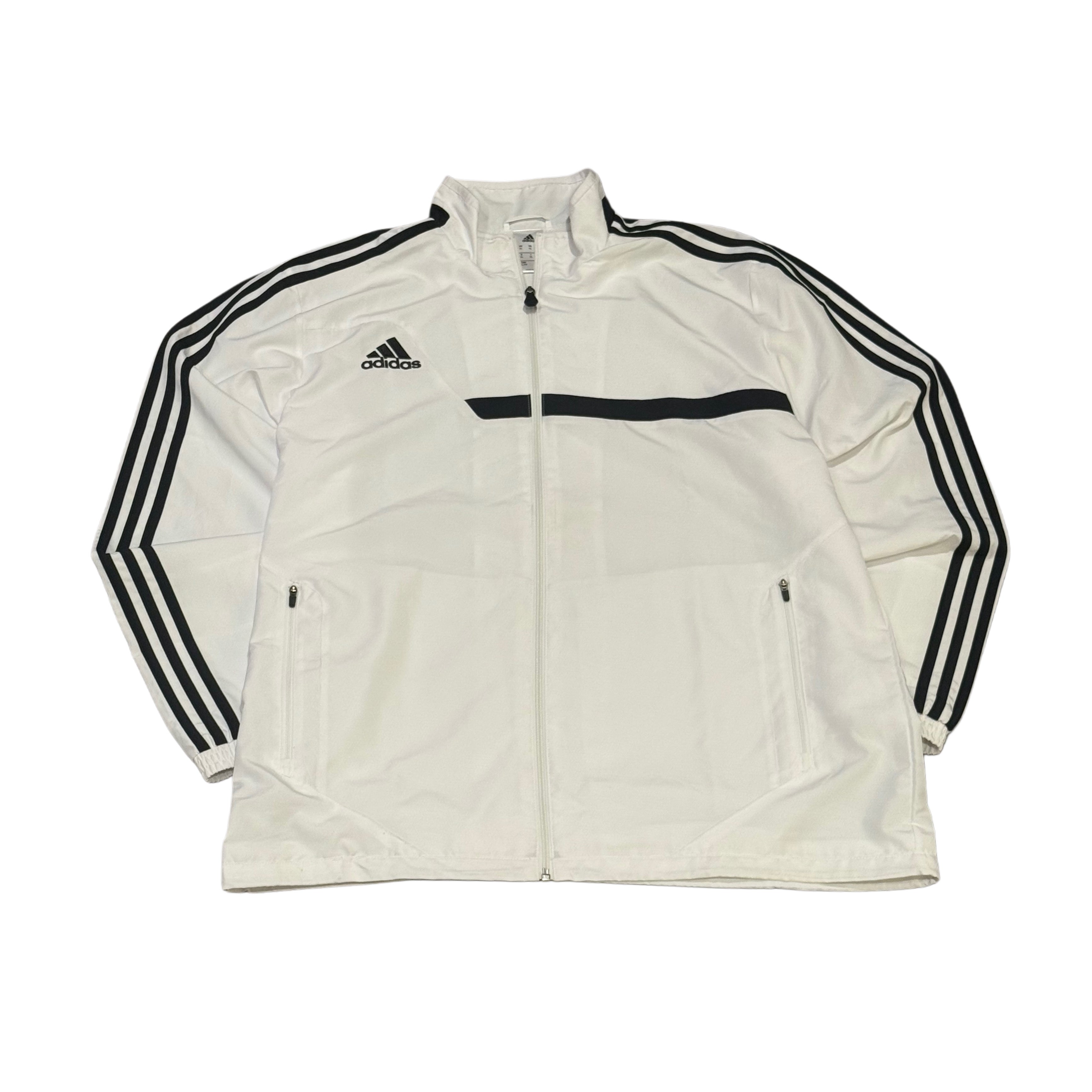 Adidas Trainingsjacke Weiß (XL) 3-Streifen