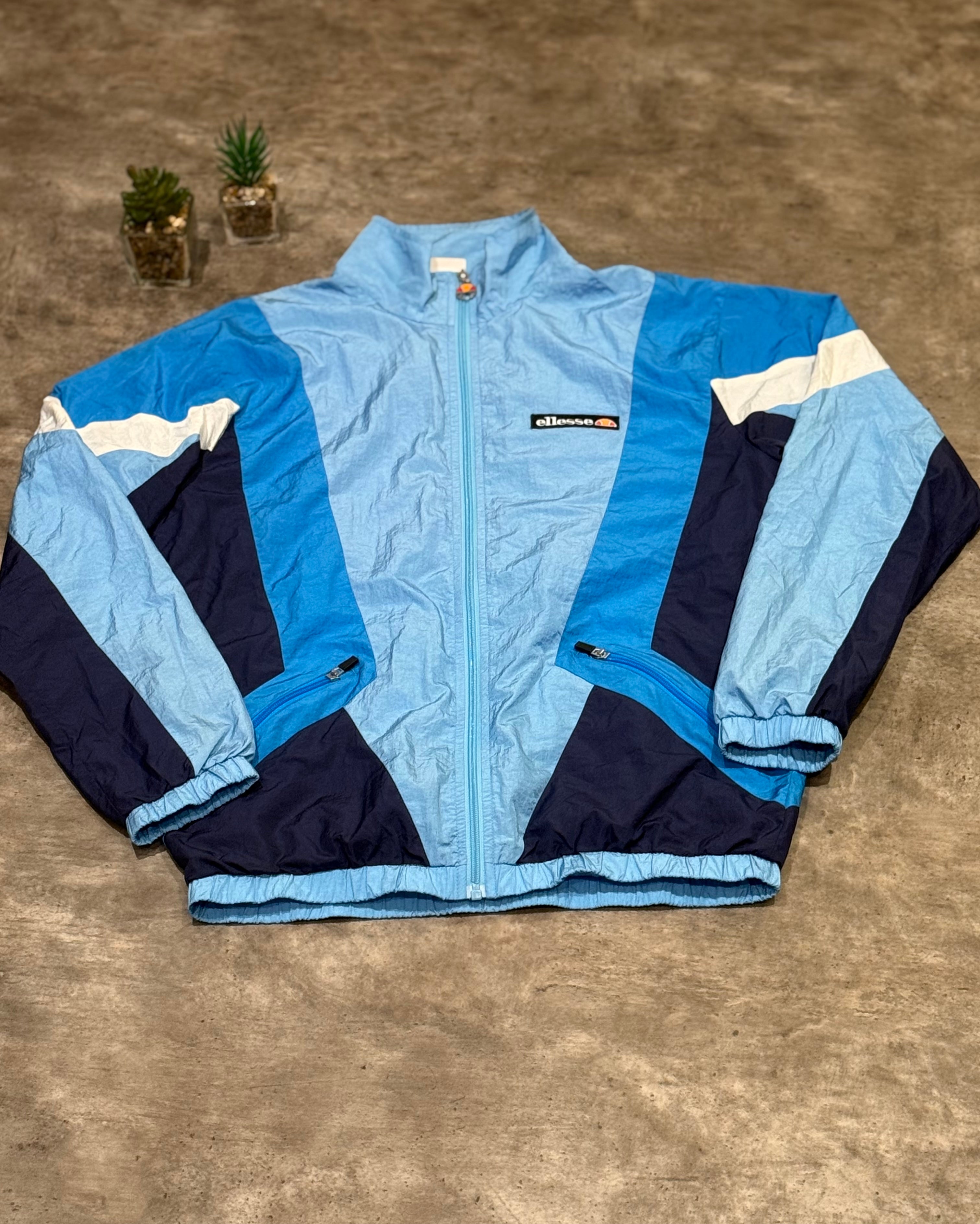 Ellesse Windbreaker Retro Style (M) Blau