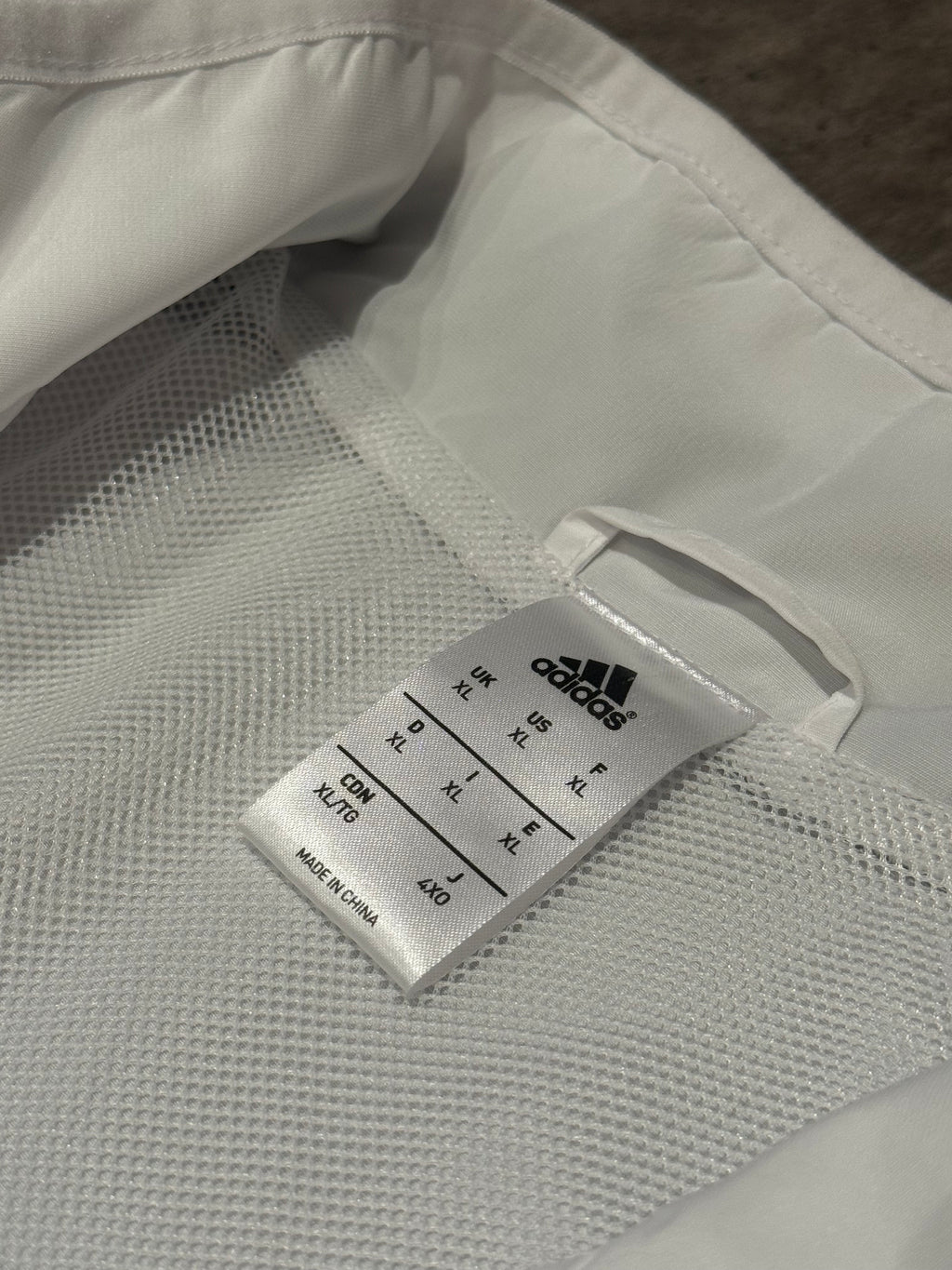 Adidas Trainingsjacke Weiß (XL) 3-Streifen