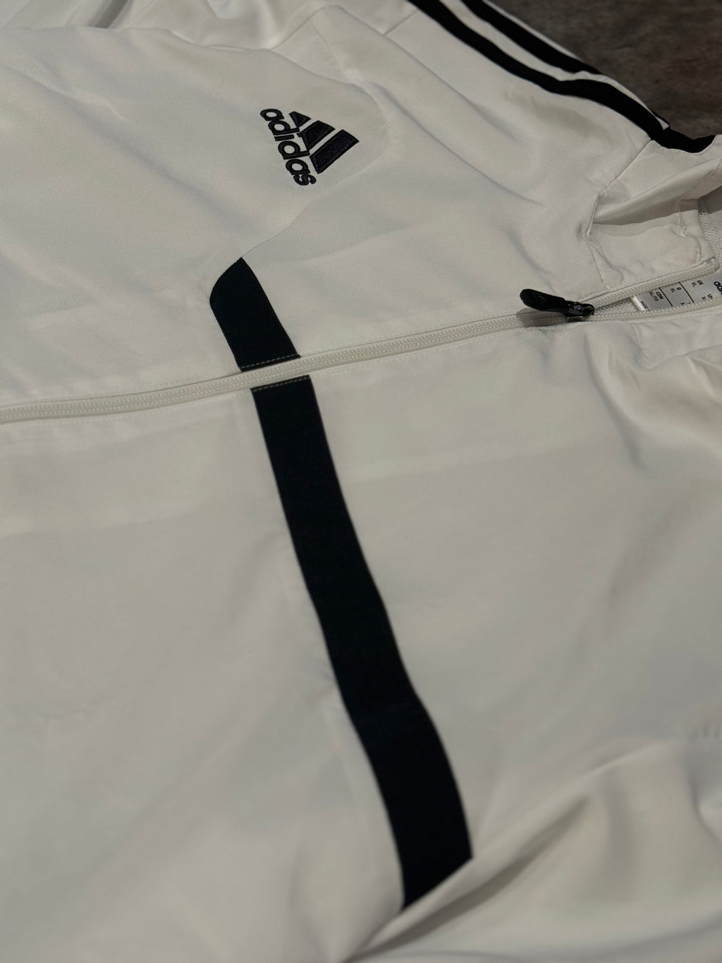 Adidas Trainingsjacke Weiß (XL) 3-Streifen